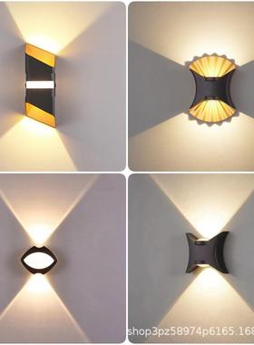 led户外双头壁灯外墙上下照室外防水庭院装饰墙壁灯walllight