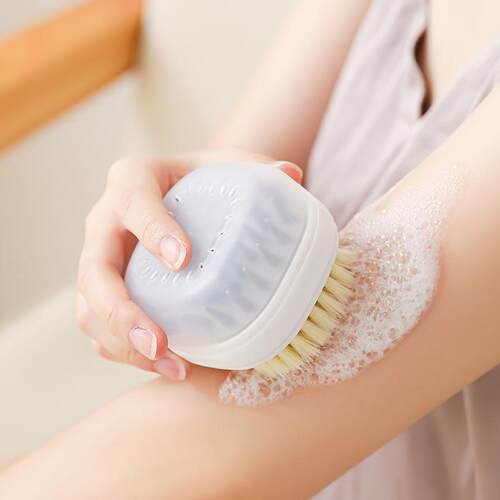 Two-Sided Shampoo and Body Wash Brush, Home Silicone Head Da