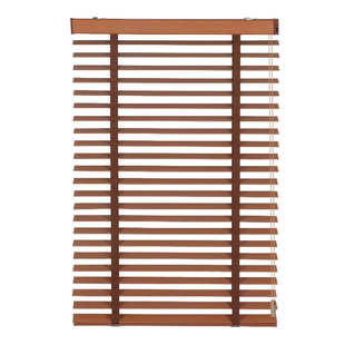 实木百叶帘新中式电动木百叶窗帘客厅书房茶室防水防污防霉高遮光