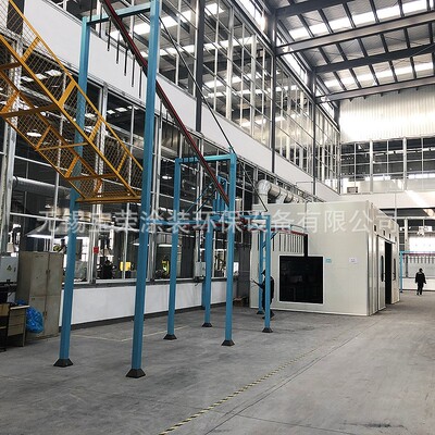静电粉末喷器涂流水线全自动工涂装设备健身材五件金KRY喷塑生业