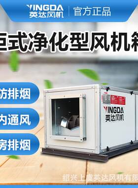 英达离心式净化型风机箱医院实验室通风换气低噪中高效过滤新风机