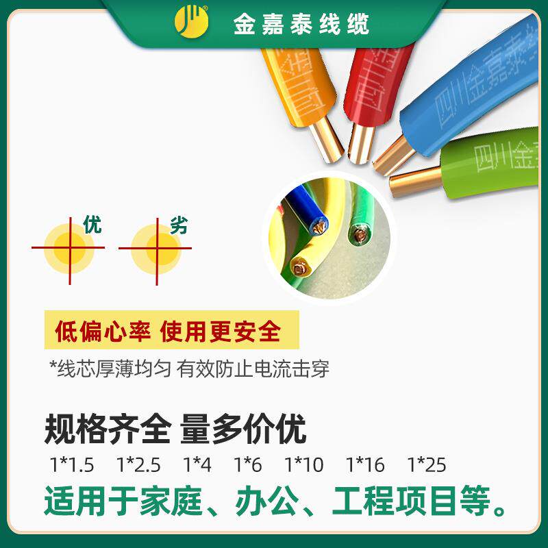 BV厂家 国标 家装工程电线电缆绝缘导线 源头厂家纯铜护套线