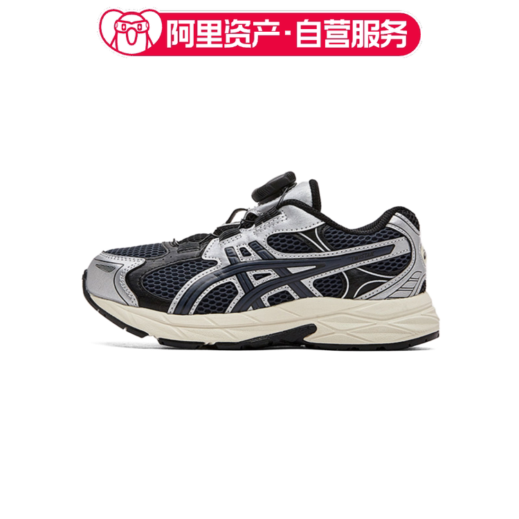 ASICS/亚瑟士童鞋低帮舒适透气旋钮运动鞋跑步鞋1014A400-400图片