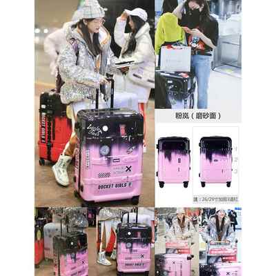 正品NAKURU旅箱用男结实耐24拉杆箱行万向轮古皮箱子高级感行复李