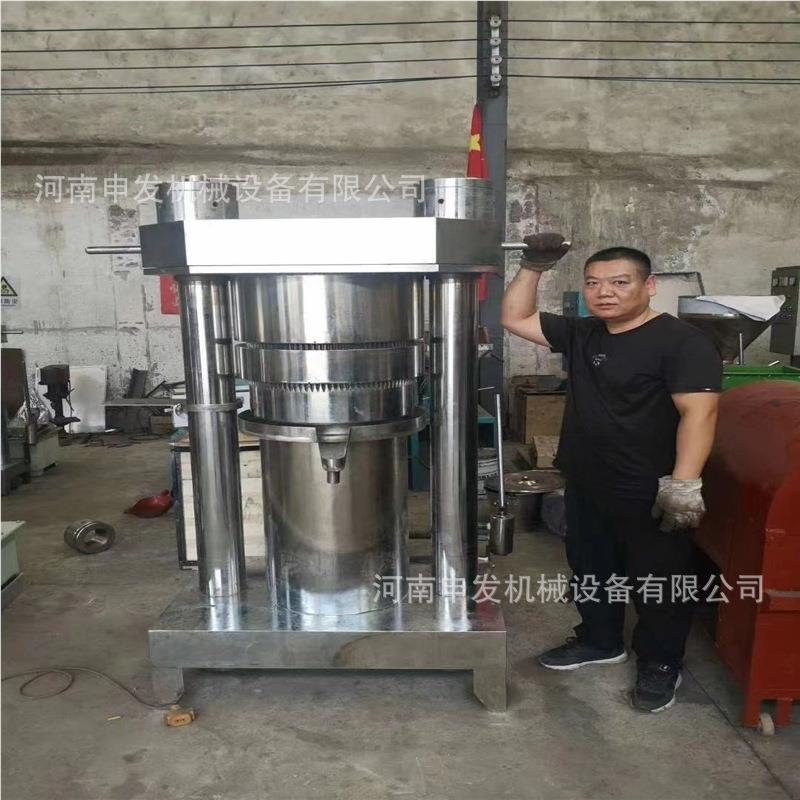 大商用芝麻榨 油液压核型桃油榨油机机 小磨大型香油榨油机厂家