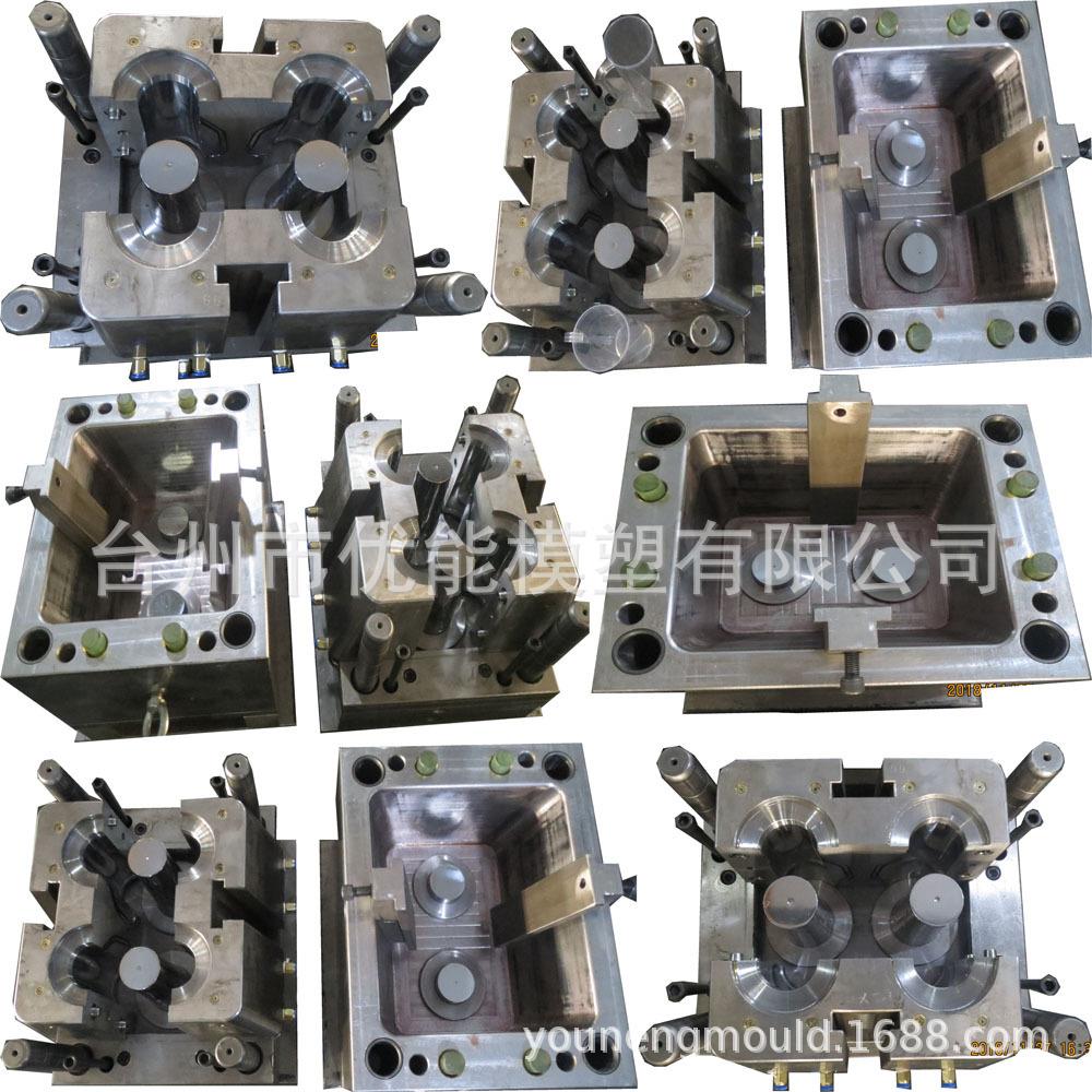 注塑模具 塑料PC透明冷水杯子耐高温水壶带盖凉水壶 模具加工