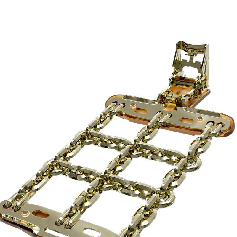 泥越野防滑链胎 汽车不伤地通用型铁链雪地字型皮卡小轿车田