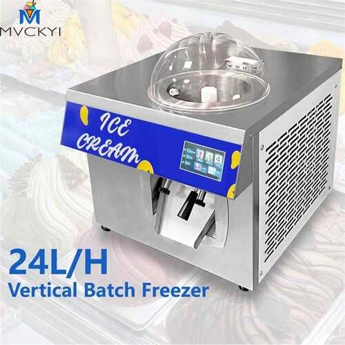 网红冰淇淋制作机五功能触摸屏小型摆摊设备意式Gelato雪糕机商用