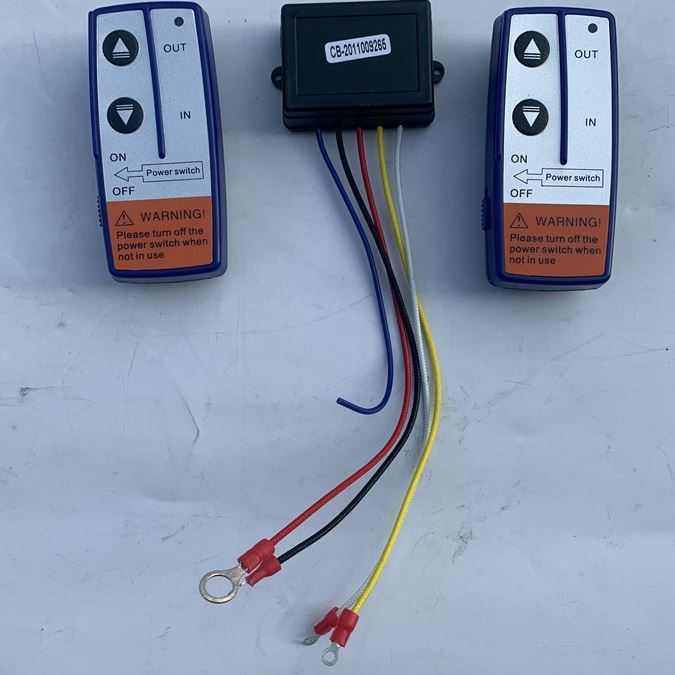 促销电动绞盘无线遥控器卷扬吊机绞车遥控器12V24V无线电控制器