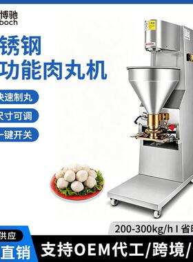 肉丸机鱼丸成型机全自动牛肉丸子成套设备实心丸子加工制作流水线