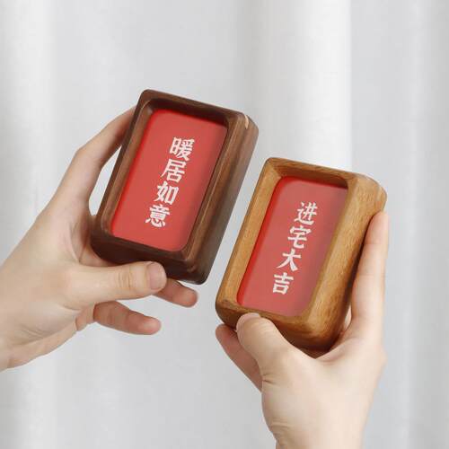 黑胡桃拍立得磁吸榫卯相框摆台寸4寸5寸冰箱贴结婚登记证件画框