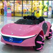 高档车儿童动车四轮带遥控宝女宝汽车四驱充电童车男小孩电玩具可