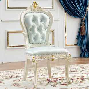 7T实木桌椅现代简约XT 05X软包书公主椅酒用椅家用电子脑椅餐厅店