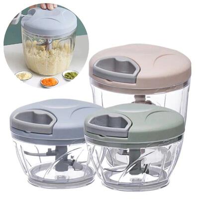 500/900ML Garlic Chopper Manual Garlic Press Food Vegetables