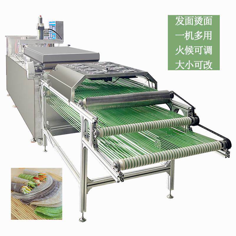 全自动卷饼生产设备烤花单饼机烙馍机做单饼的机器