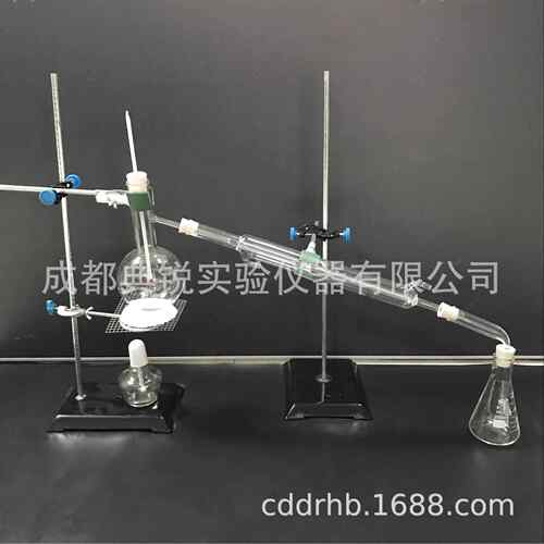 厂价水蒸气蒸馏装置 蒸馏提纯装置 全套 250ml/500ml/1000mlxg