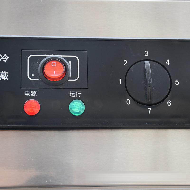 立式冰柜四璃示六门玻门藏展柜冷冷冻柜点菜柜商用立式不623锈钢