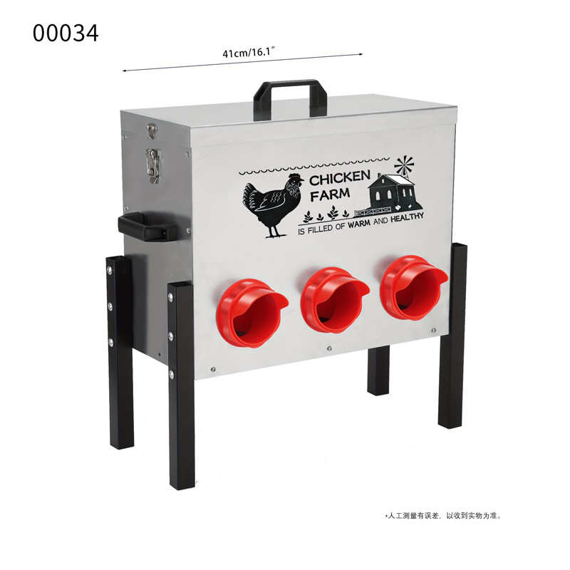 科喂槽盒槽食槽设备鹅饲养货源自动鸡米食器喂家养鸡鸭食器鸡
