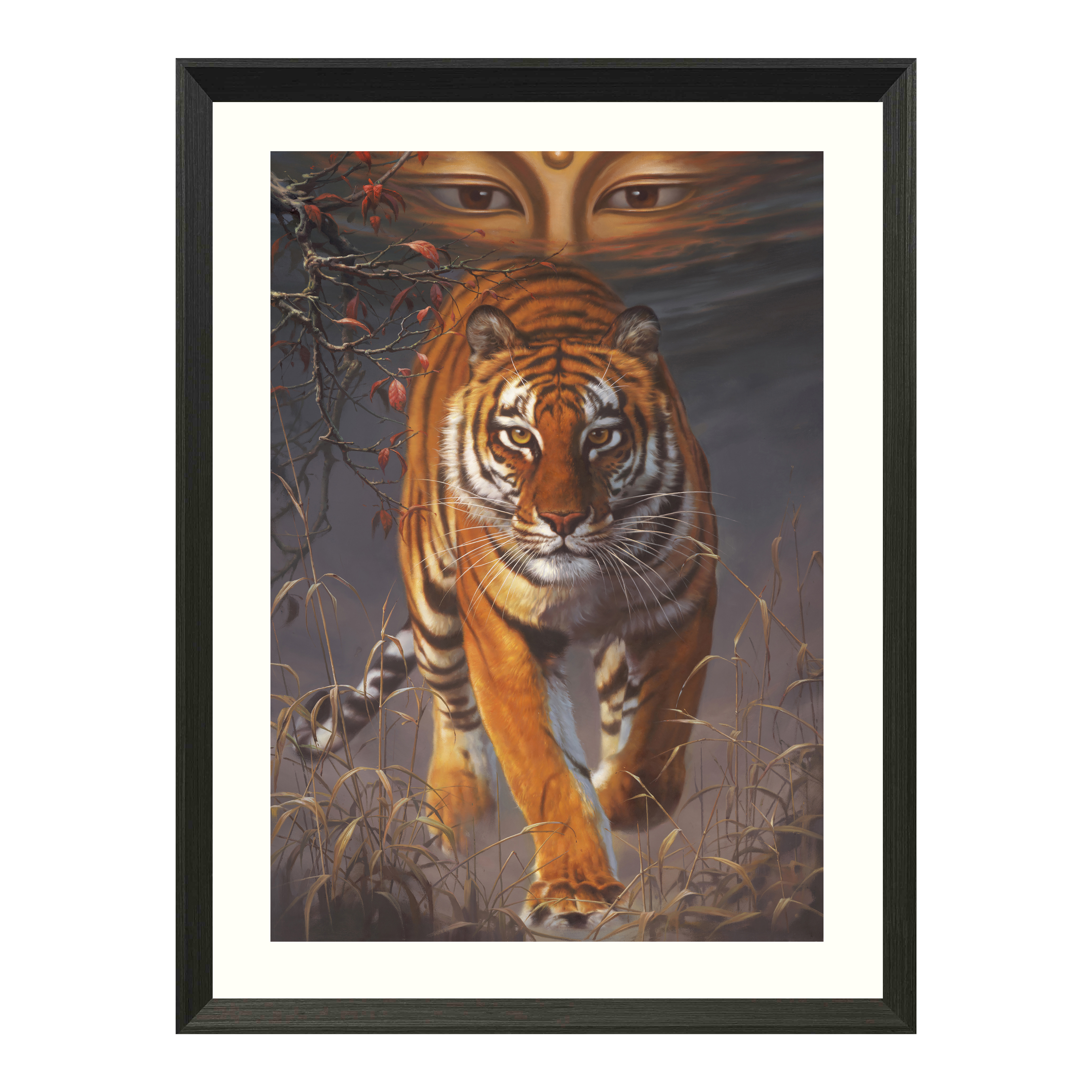 【名家精品】旷世奇才 吴欢艺术家写实系列《虎虎生威》限量版画