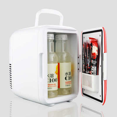 4L车家两用冰箱宿舍冷藏箱8升家用冰箱保鲜冷暖小冰箱   不能冷冻