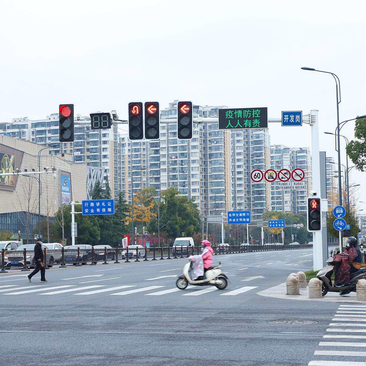 交通八角监控立杆6米7米8米5米抓拍监控杆道路卡口立柱信号灯杆图片