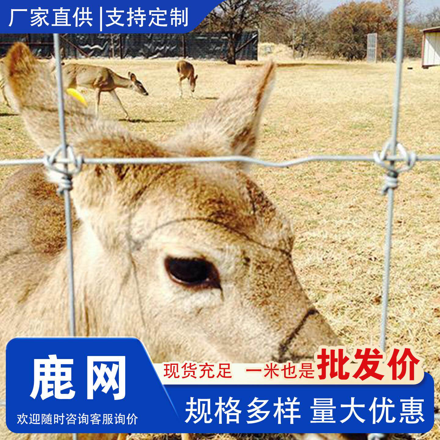 铁丝网围栏养殖网镀锌养鹿网栅栏防护网防锈牛栏网果园围栏护栏网
