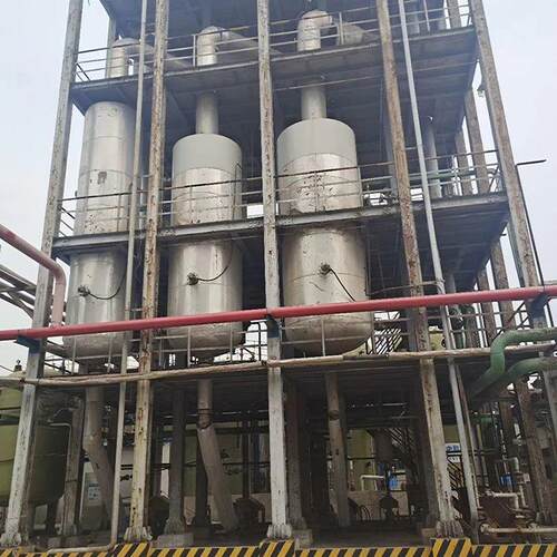 出售双效蒸发器 降膜板式蒸发 传热效率高 MVR果汁蒸发设备厂家