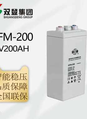 双登蓄电池2V系列2V200AH/300AH/400AH/500AH 2V系列GFM全型号