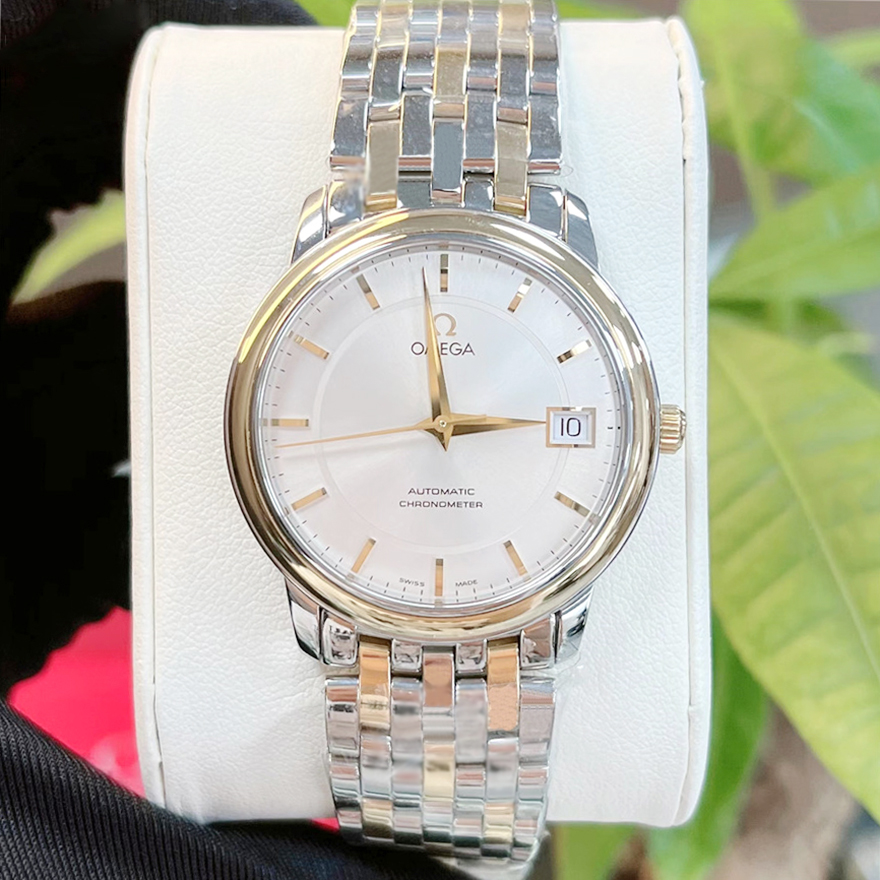 爆款主推98新欧米茄碟飞系列间金全自动机械4300.31.00男士手表