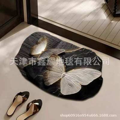 软硅藻泥浴室防滑垫门口地毯卫生间脚垫简约厕所门垫浴室吸水地垫