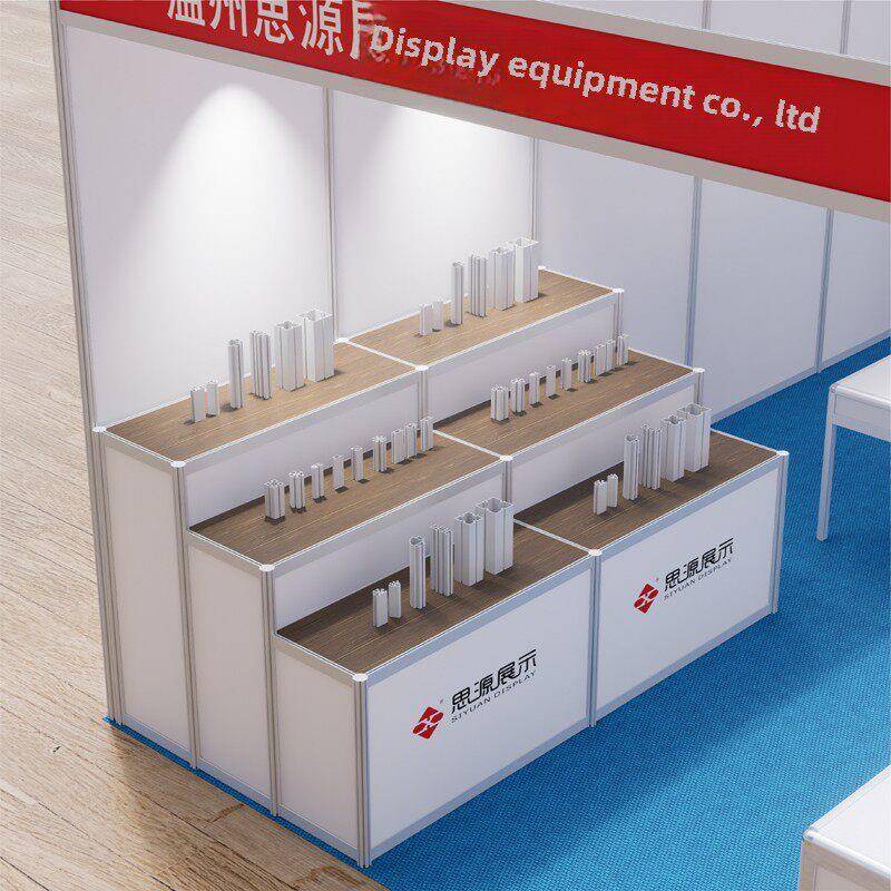 展览展销会八棱柱展架超市展台促销台产品展会双层三层展示台定制