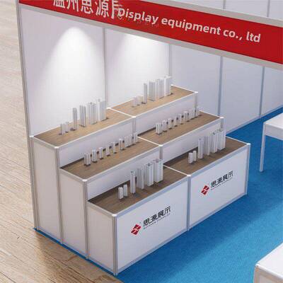 展览展销会八棱柱展架超市展台促销台产品展会双层三层展示台定制