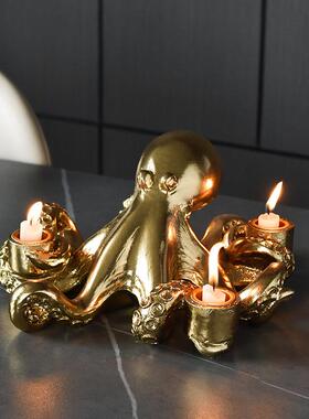 新品章鱼雕八塑鱼家居树脂BZY-2162爪摆件客厅花园景观海洋装美陈