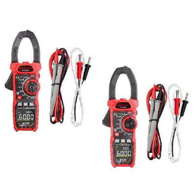 Clamp Meter Resistance Current 6000 Counts Measures Current