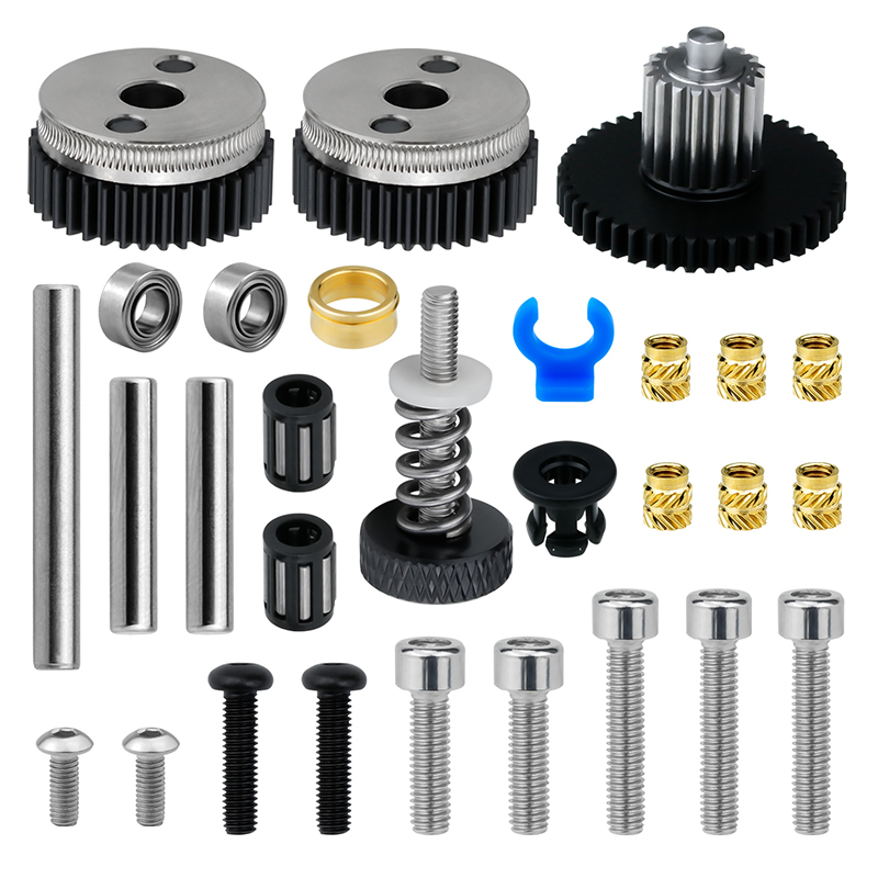 extruder齿轮挤出机hgx硬化高品质打印机套件3d尼龙钢配件组和-