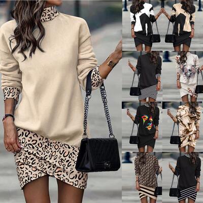 Women's Colorblock Face Print Drop Shoulder Hoodie, Fashion