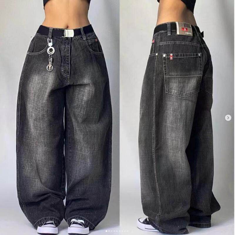 Y 60645 Women Loose Jeans Hip-Hop Casual Retro嘻哈牛仔裤