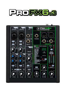 美奇RUNNINGMAN调音台Pro FX6v3  调音台支持直播K歌效果器