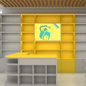 厂家商用超便利店货架精品店中岛展示台文具店日百货925货架