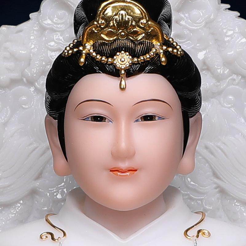 福盛东三霄娘娘神像仿汉白玉云霄琼霄碧霄感应随世三仙姑送子娘娘