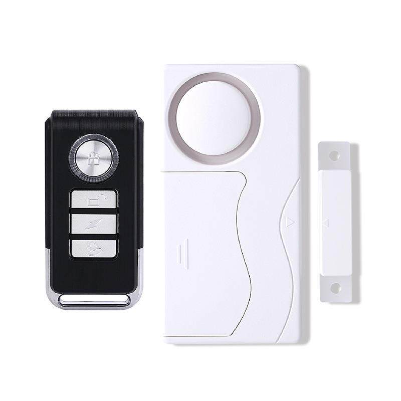 遥控门窗防盗报警器无线分离式门磁窗磁家用门铃报警二合一