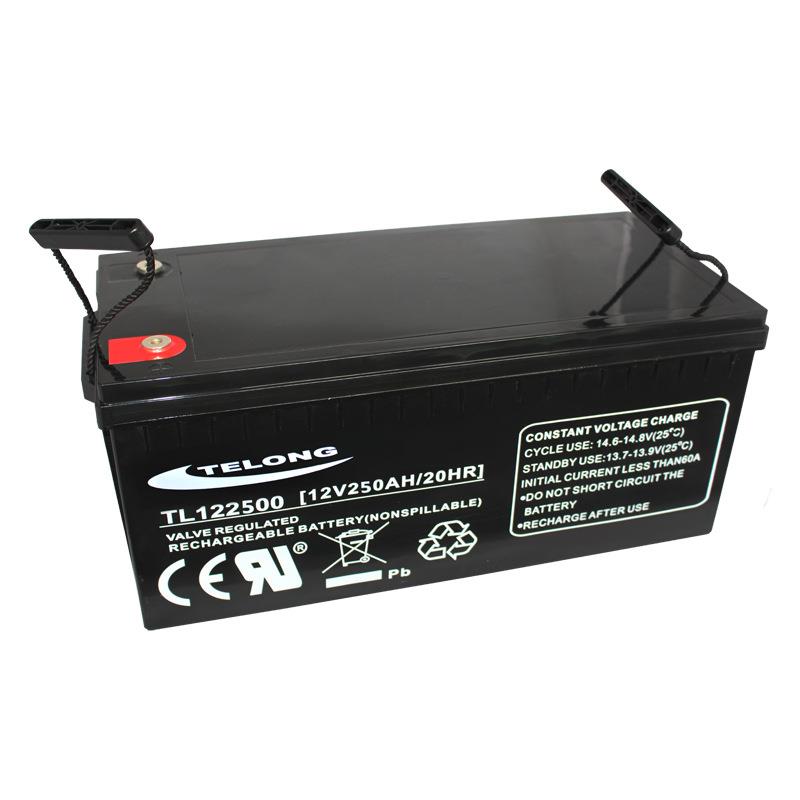 太阳能光伏胶体电池12v250ah 路灯 储能铅酸蓄电池厂家供应