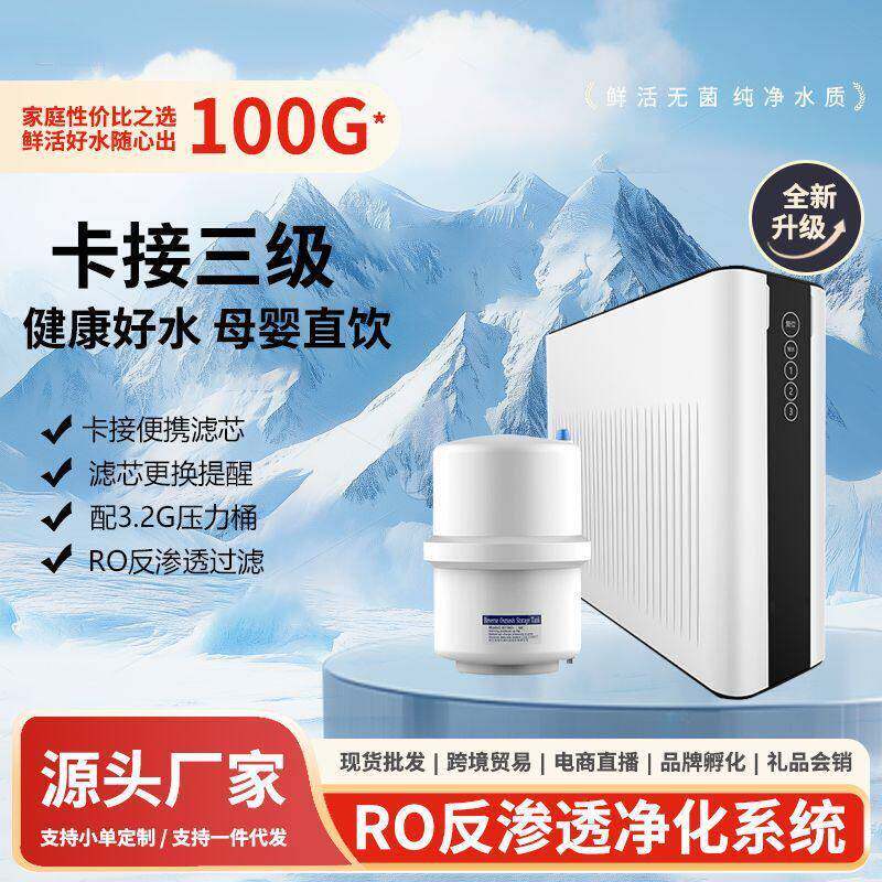 净水器家用直饮厨下净水机厨房饮水机自来水过滤器RO反渗透纯水机