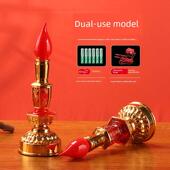 财神招财灯神台灯led电子蜡烛灯香烛台插电家用佛灯佛前供