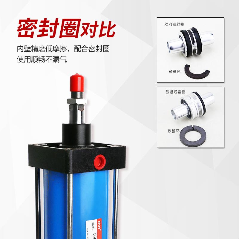 瑞亨QGB气缸国重产型铁气缸QGB大缸径气缸汽缸气106动元件
