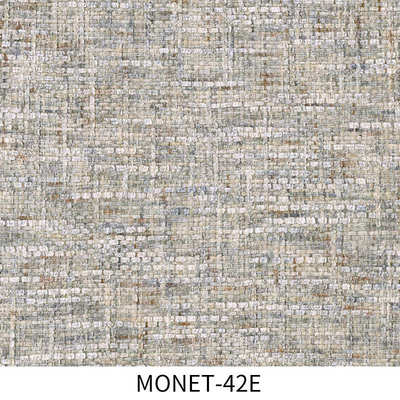 纺织新款monet彩莫奈软床奶油尼尔装饰沙发空间雪系列志达布料