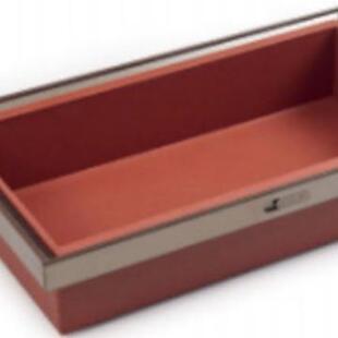 摩卡啡+红棕色皮质收纳篮铝合金+ABS+皮质盒+高端隐藏阻尼滑轨