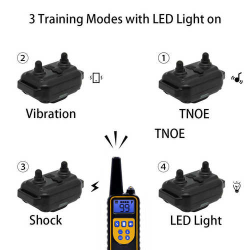 宠物用品训狗器狗止吠器遥控远距离训练项圈狗狗防止叫器代发