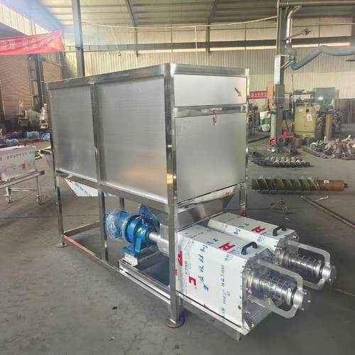 猪粪牛粪干湿分离机 养殖场固液挤压脱水机 环保粪便处理设备雅安