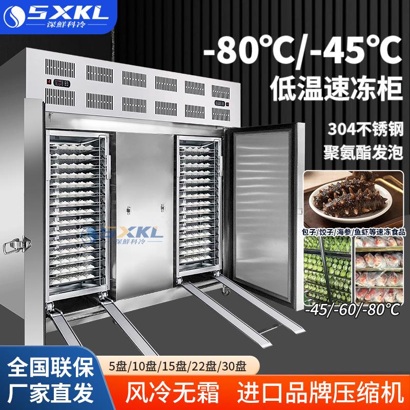 科冷-80-45速冻柜商用冷冻冰柜包子水饺榴莲急冻柜风冷柜速冻机